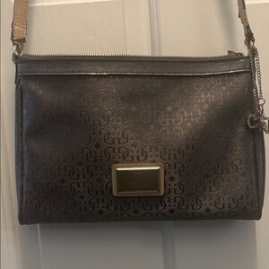 GUESS Metallic Silver Crossbody Bag